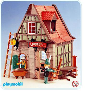 Playmobil Edificio residencial/Talleres de sastrería – 3440-A 1977 – El Mundo Click 3440 A