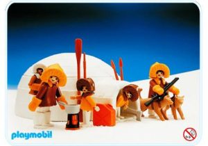 Playmobil Esquimales/Iglu - 3465 A 1985 - El Mundo Click