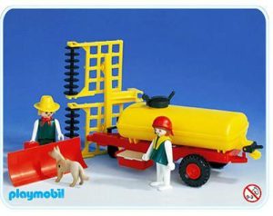 Playmobil Tractores Playmobil: todas las referencias (con remolque, pala y aperos) 29 Playmobil Depósito de fertilizante para tractor - 3502 A 1978 - El Mundo Click