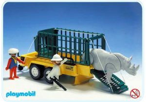 Playmobil  Remolque Safari - 3529 A 1980 - El Mundo Click