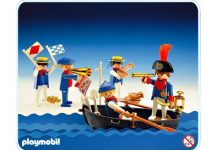 Playmobil 3546 Marineros con bote – Piratas 1983 – El Mundo Click 3546 B