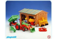 Playmobil Cobertizo para herramientas, tractor, etc. – 3554 A 1982 – El Mundo Click 3554 A