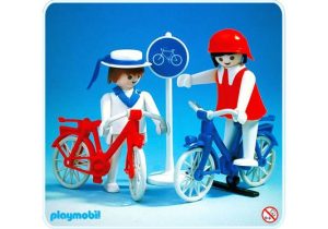 Playmobil  2 ciclistas - 3573 A 1979 - El Mundo Click