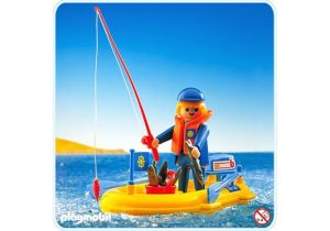 Playmobil Embarcación de pesca/inflable B