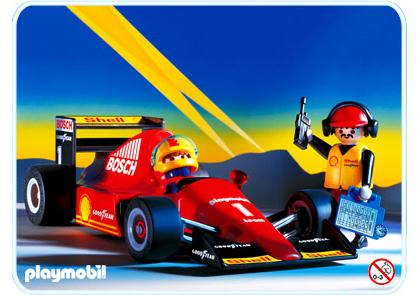 Playmobil Coche de carreras de Fórmula 1 – 3603 B 1997 – El Mundo Click 3603 B