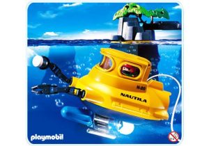 Playmobil Submarino - 3611 A 2006 - El Mundo Click