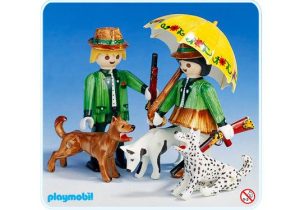 Playmobil Pareja de cazadores/perros