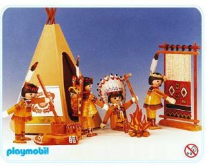 Playmobil Tienda de campaña india - 3621 A 1978 - El Mundo Click