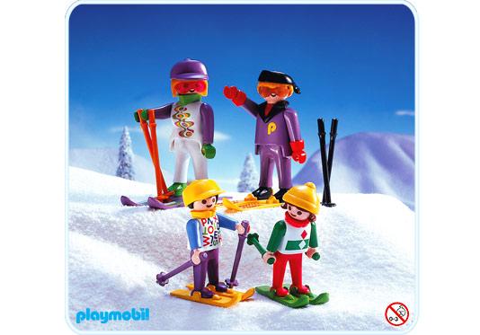 Playmobil Familia de esquí – 3684 A 1992 – El Mundo Click 3684 A