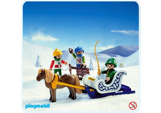 Playmobil Trineo de ponis – 3689 A 1992 – El Mundo Click 3689 A