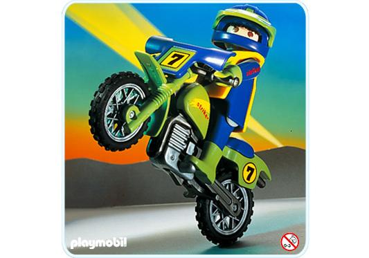 Playmobil Motocicleta todoterreno – 3698 A 1994 – El Mundo Click 3698 A