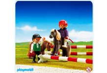 Playmobil 2 niños/2 ponis – 3714 A 1992 – El Mundo Click 3714 A