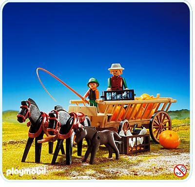 Playmobil Combinación de vagón escalera – 3735 A 1992 – El Mundo Click 3735 A