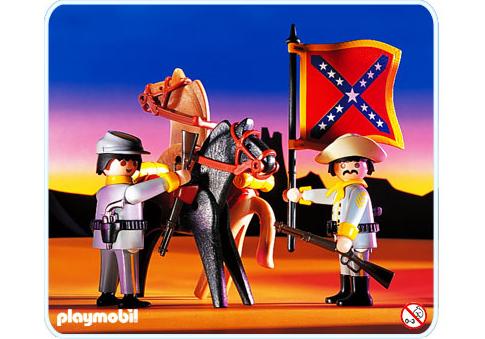 Playmobil 2 banderas confederadas – 3783 A 1994 – El Mundo Click 3783 A