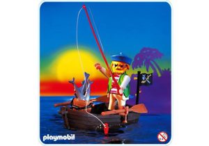 Playmobil  Barco pirata/de remos - 3792 A 1990 - El Mundo Click
