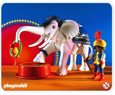 Playmobil Elefante Blanco – 3809 A 1995 – El Mundo Click 3809 A