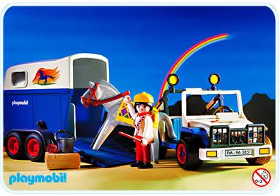 Playmobil Transportador de caballos – 3851 A 1996 – El Mundo Click 3851 A