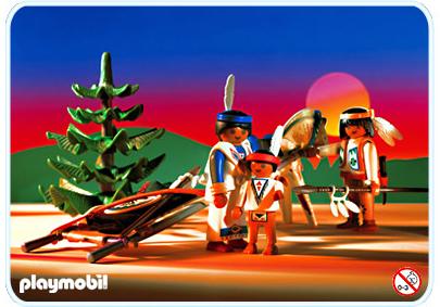 Playmobil Familia nativa americana – 3872 A 1996 – El Mundo Click 3872 A