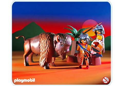 Playmobil Cazador de bisontes – 3874 A 1996 – El Mundo Click 3874 A