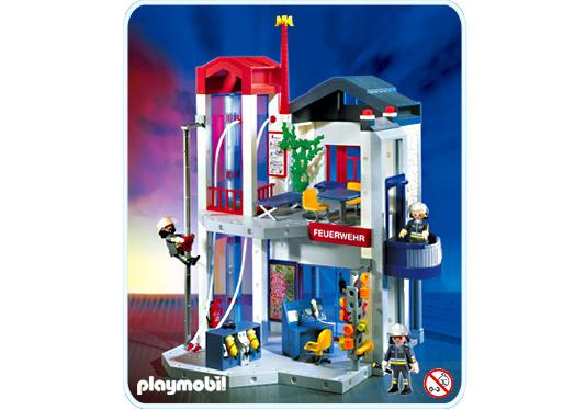 Playmobil Estación de bomberos con torre de mangueras – 3885 A 2004 – El Mundo Click 3885 A