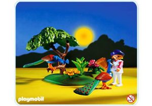 Playmobil  Pradera del pavo real - 3894 A 1997 - El Mundo Click
