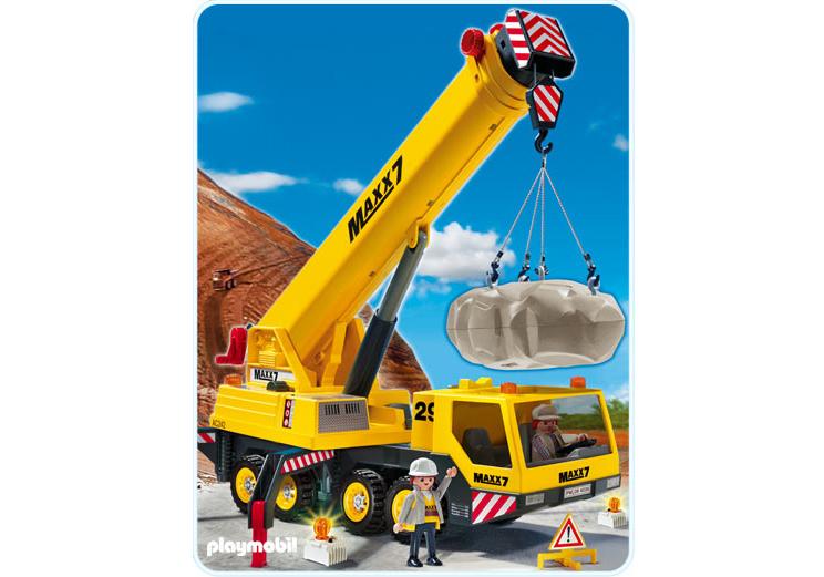 Playmobil camiones 4036 Grúa móvil de alta resistencia 4036 A 2009 El Mundo Click