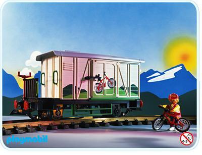 Playmobil Vagón de carga cerrado – 4115 A 1995 – El Mundo Click 4115 A