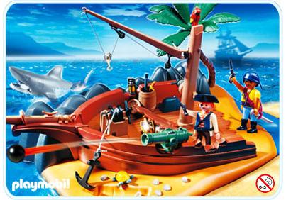 Playmobil piratas 4136 SuperSet Isla Pirata 4136 A 2007 El Mundo Click