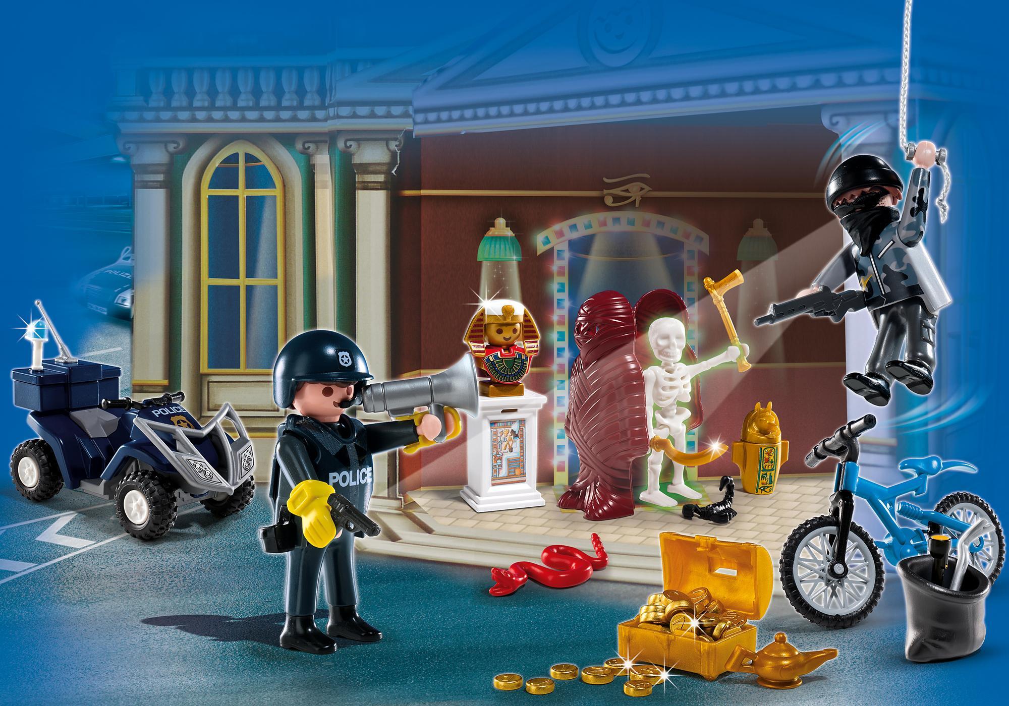 Playmobil calendarios de adviento 4168 ¡Alerta policial por el calendario de Adviento! Ladrones de tesoros a la fuga 4168 2013 El Mundo Click