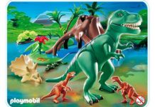 Playmobil T-Rex con Velociraptores – 4171 A 2006 – El Mundo Click 4171 A