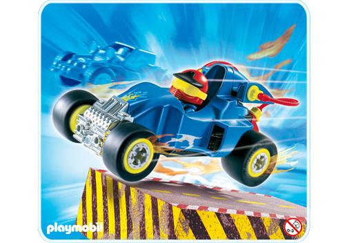 Playmobil Mini coche de carreras azul – 4181 A 2007 – El Mundo Click 4181 A