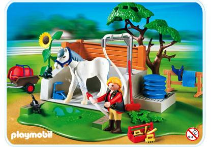 Playmobil Área de lavado de caballos – 4193 A 2007 – El Mundo Click 4193 A
