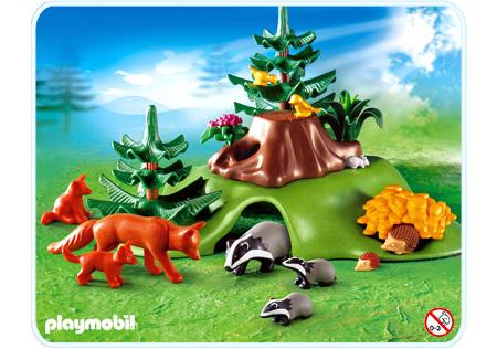 Playmobil Guarida del Tejón y el Zorro – 4204 A 2006 – El Mundo Click 4204 A