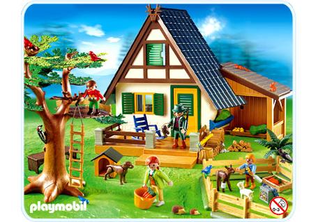 Playmobil Casa del guardabosques con estación de cuidado de animales – 4207 A 2006 – El Mundo Click 4207 A