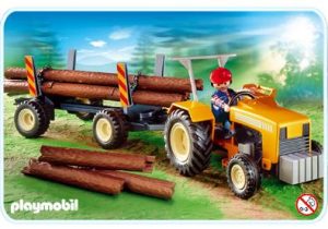 Playmobil Tractores Playmobil: todas las referencias (con remolque, pala y aperos) 14 Playmobil Tractor con remolque para madera de gran longitud - 4209 A 2006 - El Mundo Click