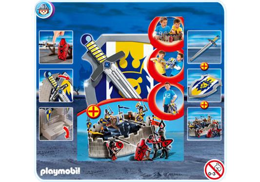 Playmobil Fortaleza de caballero portátil con escudo y espada – 4217 A 2010 – El Mundo Click 4217 A