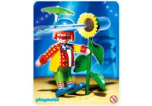 Playmobil  Payaso con flor que lanza agua - 4238 A 2007 - El Mundo Click