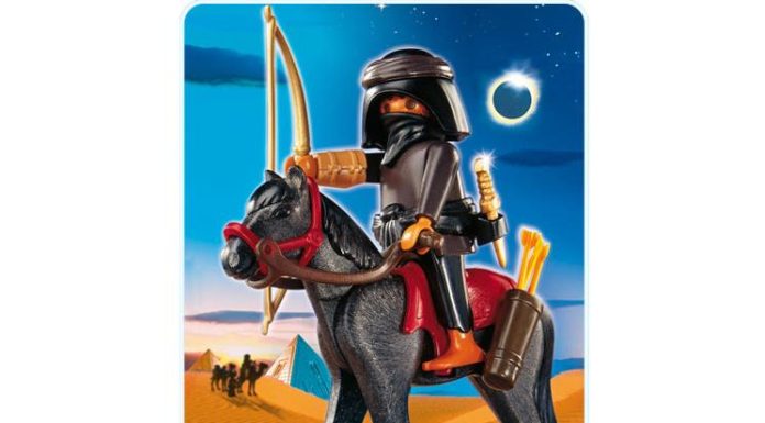 Playmobil Ladrón de tumbas con caballo – 4248 A 2008 – El Mundo Click 4248 A