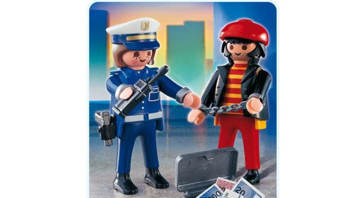 Playmobil Detención por robo a un banco – 4268 A 2008 – El Mundo Click 4268 A