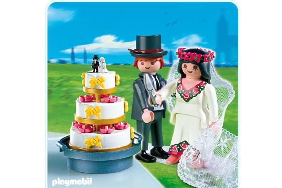 Playmobil Novios con pastel de bodas – 4298 A 2008 – El Mundo Click 4298 A