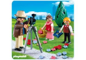 Playmobil  Fotógrafo con niños hippies - 4299 A 2008 - El Mundo Click