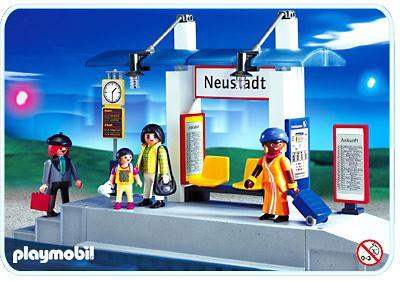 Playmobil Andén con refugio para pasajeros – 4304 A 2005 – El Mundo Click 4304 A