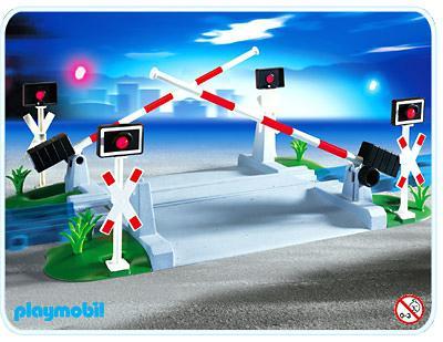 Playmobil Paso a nivel con barreras – 4306 A 2005 – El Mundo Click 4306 A