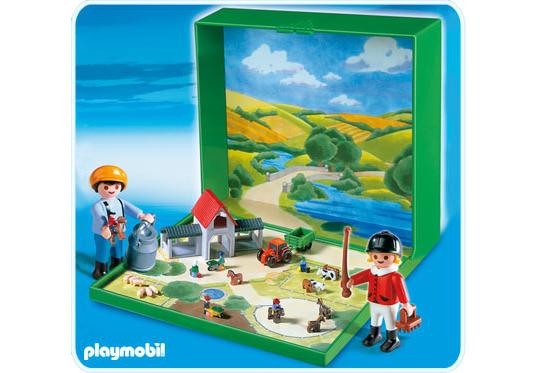 Playmobil Granja MicroWorld – 4334 A 2008 – El Mundo Click 4334 A