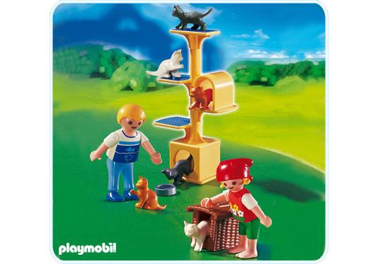 Playmobil Árbol para gatos – 4347 A 2008 – El Mundo Click 4347 A