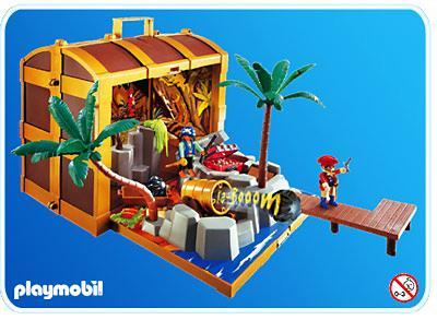 Playmobil piratas 4432 Cofre del tesoro pirata 4432 A 2005 El Mundo Click