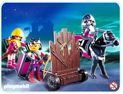 Playmobil Bárbaros con Muro de Tormenta – 4437 A 2005 – El Mundo Click 4437 A