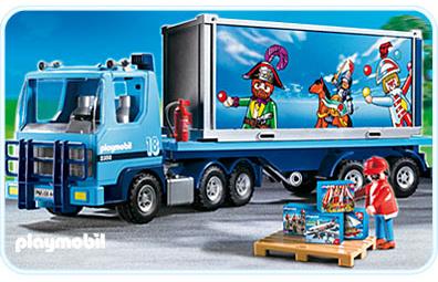 Playmobil barcos 4447 Camión portacontenedores PLAYMOBIL 4447 A 2008 El Mundo Click