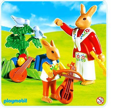 Playmobil Lección de música con conejitos – 4456 A 2005 – El Mundo Click 4456 A