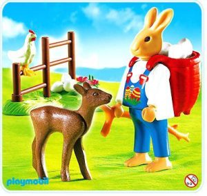 Playmobil  Conejo/Mochila - 4457 A 2005 - El Mundo Click